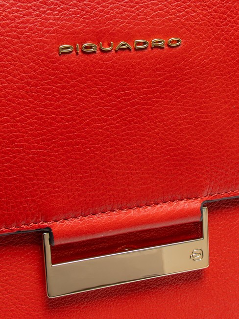 W99  Lederrucksack ROT - PC-Rucks&auml;cke