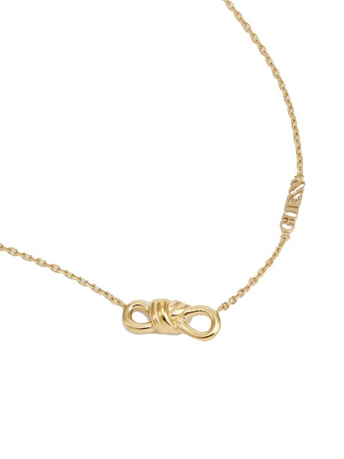 MODERN LOVE Knotenhalskette gelbes Gold - Halsketten