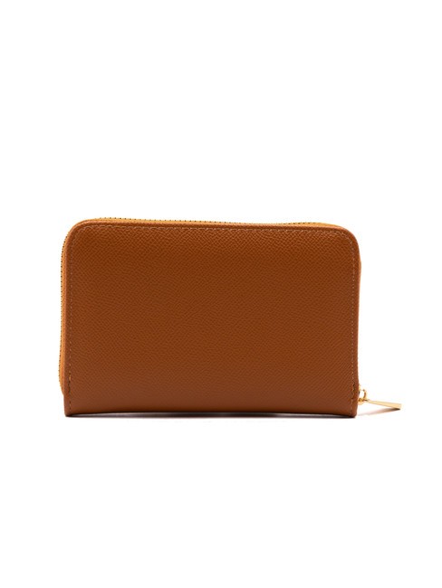 LOGO METALLICO Mittelgroße Geldbörse mit umlaufendem Reißverschluss bräunen - Brieftaschen Damen