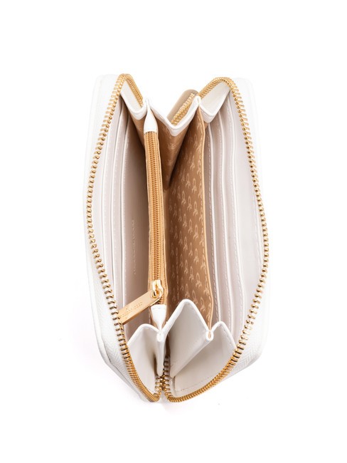 LOGO METALLICO Mittelgroße Geldbörse mit umlaufendem Reißverschluss nicht-gerade weiss - Brieftaschen Damen