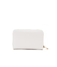 ROCCOBAROCCO LOGO METALLICO Mittelgroße Geldbörse mit umlaufendem Reißverschluss nicht-gerade weiss - Brieftaschen Damen - 4