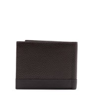 ROCCOBAROCCO ROBERT 8-cc-Geldbörse aus strukturiertem Leder dunkelbraun - Brieftaschen Herren - 3