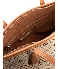 ROCCOBAROCCO FRIDA Einkaufstasche aus Jacquard-Stoff natürlich - Damentaschen - 4