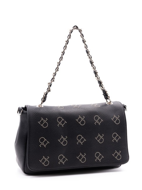 LOLA Unterarmtasche mit Nieten Schwarz - Damentaschen