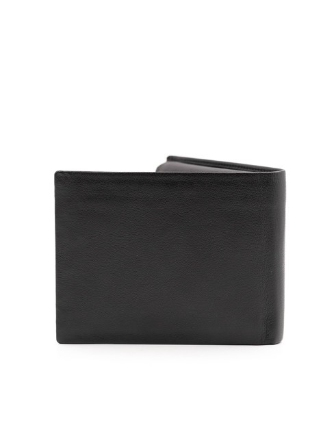 ROUND Geldbörse aus Leder dunkelbraun - Brieftaschen Herren