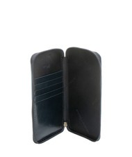 PIQUADRO CAMPIONARIO - BLUE SQUARE  Geldb&ouml;rse aus Vollnarbenleder Blau - Brieftaschen Herren - 2