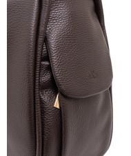 LESAC TRIO  Rucksack aus gehämmertem Leder Kaffee25 - Damentaschen - 7