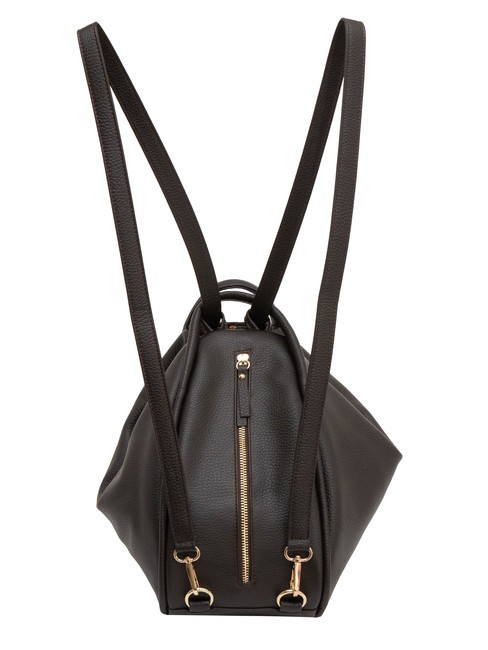 TRIO  Rucksack aus gehämmertem Leder Kaffee25 - Damentaschen