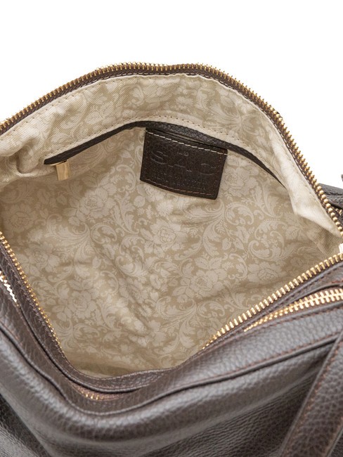 TRIO  Rucksack aus gehämmertem Leder Kaffee25 - Damentaschen