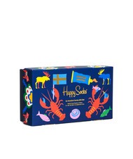 HAPPY SOCKS SO SWEDISH Geschenkset mit 3 Paar Socken Weiß - Damenstrümpfe - 5