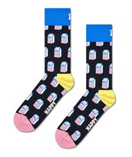 HAPPY SOCKS MILK CARTON Geschenkset mit 4 Paar Socken - Unisex-Socken