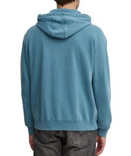 GUESS FINCH TERRY Sweatshirt mit Tasche und Kapuze Wild Storm Blue Mult - Sweatshirts Herren - 2