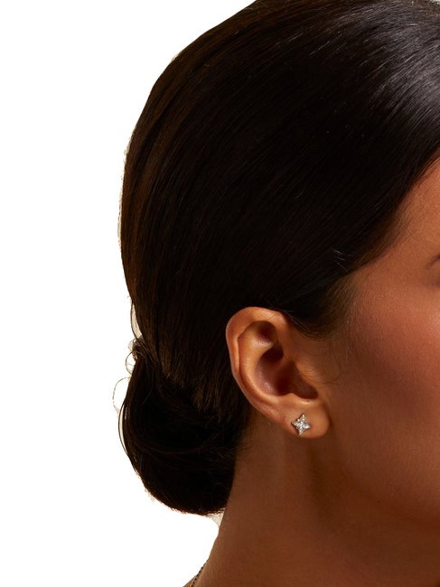 IN THE SKY Sternohrringe mit Zirkonen SILBER - Ohrringe