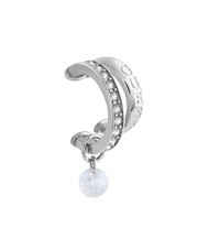 GUESS CRAZY EARRINGS Einzelner baumelnder Ear Cuff-Ohrring SILBER - Ohrringe - 2