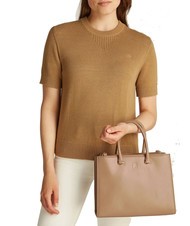 TOMMY HILFIGER TH ETERNITY M Handtasche, mit Schultergurt Safari-Leinwand - Damentaschen - 4