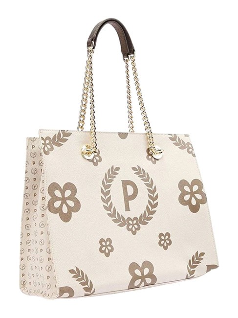 HERITAGE Einkaufstasche mit Allover-Print Elfenbein - Damentaschen