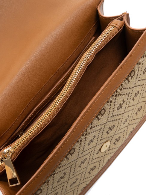 FRIDA Umhängetasche aus Jacquard-Stoff natürlich - Damentaschen