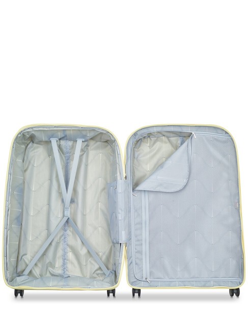 CLAVEL MR  Extra großer Trolley, erweiterbar hellgelb - Harte Trolleys