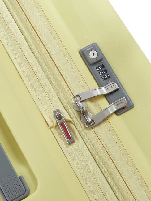 CLAVEL MR  Extra großer Trolley, erweiterbar hellgelb - Harte Trolleys