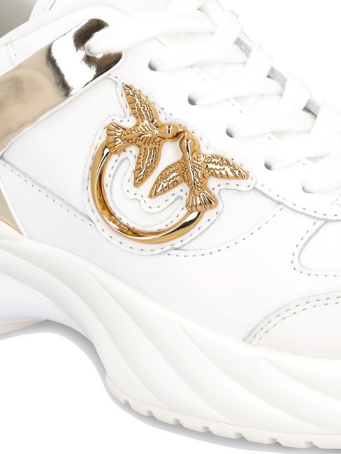 ARIEL Sneakers mit Spiegeldetails Wei&szlig; - Damenschuhe