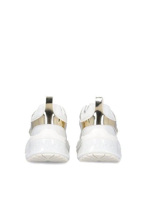 ARIEL Sneakers mit Spiegeldetails Wei&szlig; - Damenschuhe