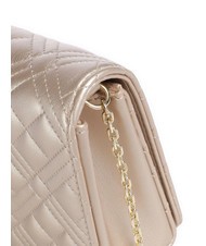 LOVE MOSCHINO QUILTED Clutch mit Kettenschulterriemen Gold - Damentaschen - 3