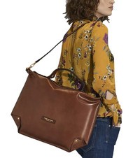 THE BRIDGE UNICA  Hand-/Umhängetasche aus Leder BRAUN - Damentaschen - 6