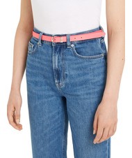 TOMMY HILFIGER TOMMY JEANS Heritage Oval Ledergürtel adrettes Rosa - Gürtel - 2