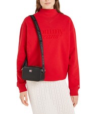 TOMMY HILFIGER TOMMY JEANS DAILY ELEVATED Mini-Kameratasche mit Schultergurt Schwarz - Damentaschen - 4