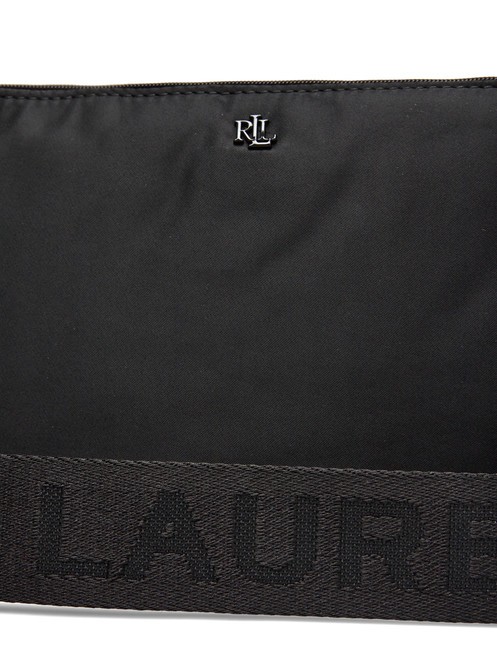 LANDYN Flache Umhängetasche aus Nylon schwarz/schwarz3 - Damentaschen