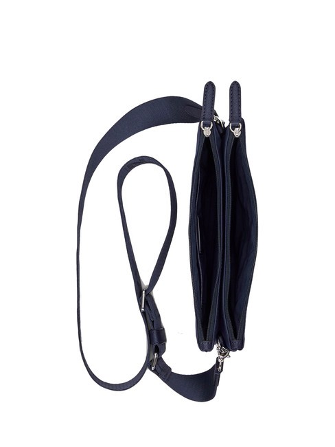 LANDYN Flache Umhängetasche aus Nylon marine2 - Damentaschen