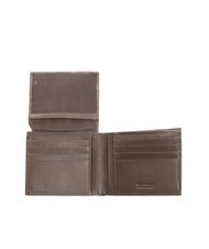 ROCCOBAROCCO PLAIN Lederbrieftasche mit Klappe dunkelbraun - Brieftaschen Herren - 2