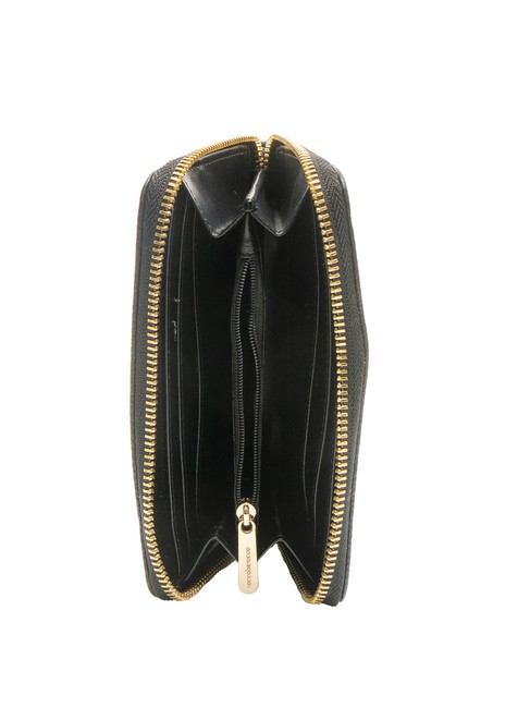 CLAIR Mittelgroße Geldbörse mit umlaufendem Reißverschluss Schwarz - Brieftaschen Damen