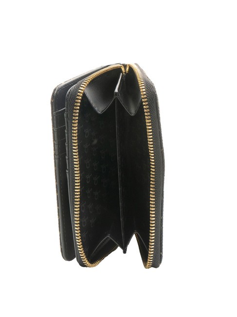 FRIDA Mittelgroße Jacquard-Geldbörse Schwarz - Brieftaschen Damen