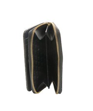 ROCCOBAROCCO FRIDA Mittelgroße Jacquard-Geldbörse Schwarz - Brieftaschen Damen - 4