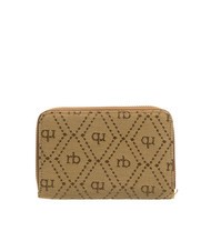 ROCCOBAROCCO FRIDA Mittelgro&szlig;e Jacquard-Geldb&ouml;rse Himmelblau - Brieftaschen Damen - 3