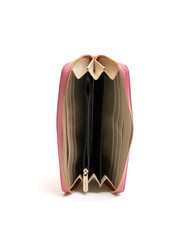 ROCCOBAROCCO GAIA Gro&szlig;e Geldb&ouml;rse mit umlaufendem Rei&szlig;verschluss Fuchsie - Brieftaschen Damen - 2