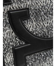 ROCCOBAROCCO ICONIC WOOL Tragetasche mit Schultergurt schwarz/wei&szlig; - Damentaschen - 3