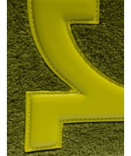 ROCCOBAROCCO ICONIC TEDDY Tragetasche mit Schultergurt S&auml;uregr&uuml;n - Damentaschen - 3