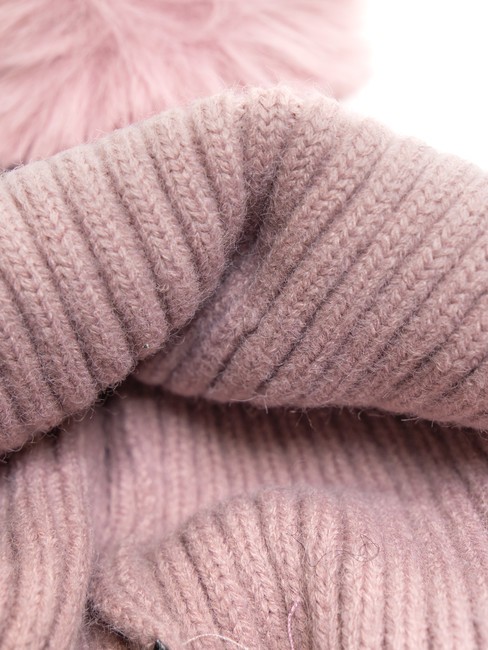 PON PON Kappe mit Manschette lila - Mützen/Hüte