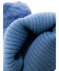 ROCCOBAROCCO PON PON Kappe mit Manschette blau - Mützen/Hüte - 4