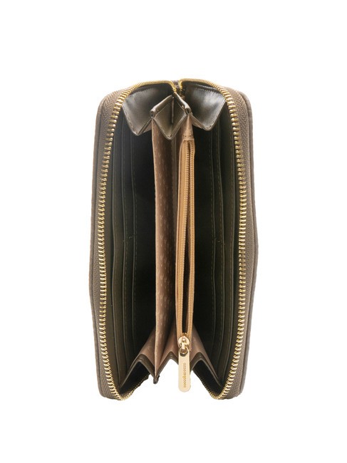 ARIA Große Geldbörse mit umlaufendem Reißverschluss Dreck - Brieftaschen Damen