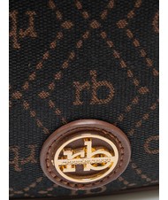 ROCCOBAROCCO FRIDA Hobo-Tasche aus Jacquard-Stoff Schokolade - Damentaschen - 3