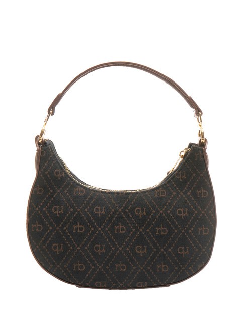FRIDA Hobo-Tasche aus Jacquard-Stoff Schokolade - Damentaschen