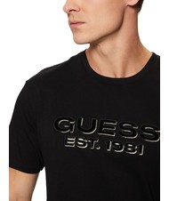 GUESS SS BSC VELVET LOGO  Baumwoll-T-Shirt jetbla - Herren-T-Shirts - 3
