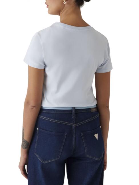 SS SCRIPT LACE LOGO EASY  Baumwoll-T-Shirt Atemwege blau - T-Shirts und Tops für Damen