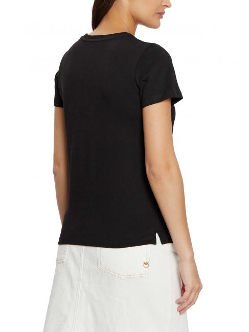 SS CN PYTHON Baumwoll-T-Shirt jetbla - T-Shirts und Tops für Damen