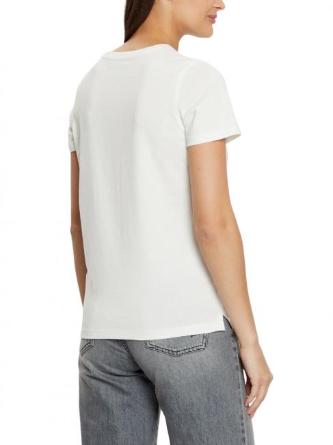 SS CN PYTHON Baumwoll-T-Shirt cremwhi - T-Shirts und Tops für Damen