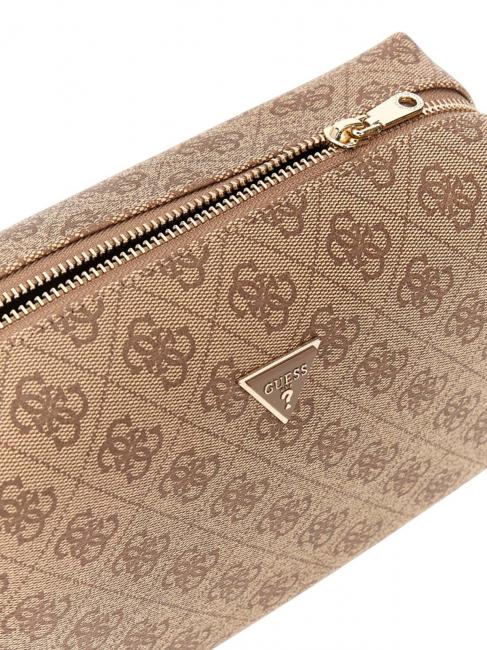 ORLINA Beauty-Case mit vollfl&auml;chigem 4G-Logo MILCH-LOGO - Beauty-Case