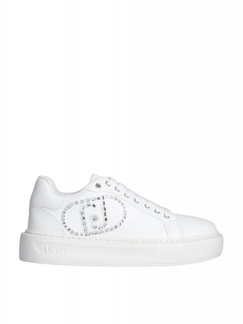 KYLIE 32 Sneakers mit Juwelenlogo Wei&szlig; - Damenschuhe
